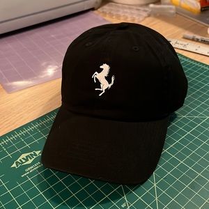 Minimalist Ferrari Dad Hat